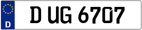 Truck License Plate